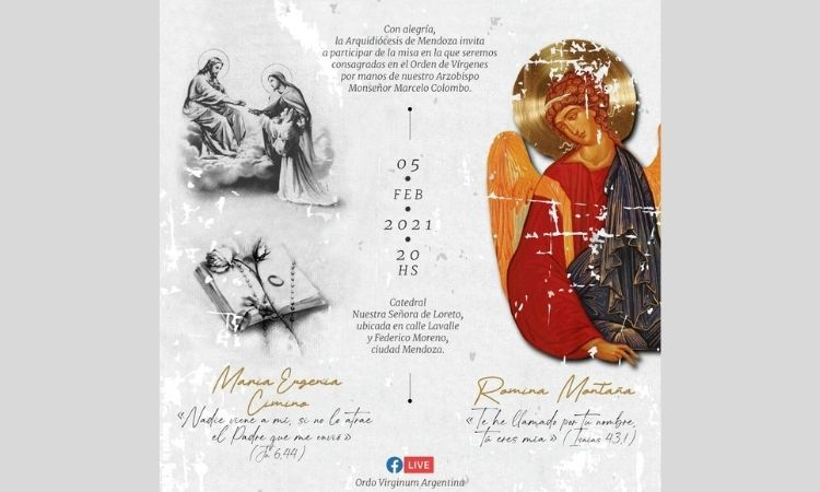 La arquidiócesis de Mendoza tendrá dos vírgenes consagradas La arquidiócesis de Mendoza tendrá dos vírgenes consagradas