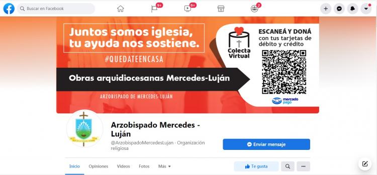 La arquidiócesis de Mercedes-Luján tiene una nueva página de Facebook La arquidiócesis de Mercedes-Luján tiene una nueva página de Facebook