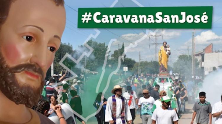La Caravana de San José recorre La Matanza para pedir "tierra, techo y trabajo" La Caravana de San José recorre La Matanza para pedir "tierra, techo y trabajo"