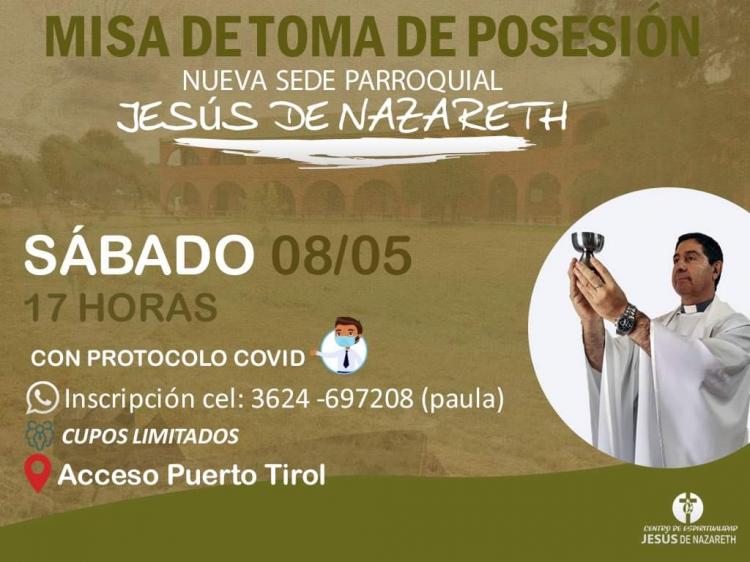 La localidad chaqueña de Puerto Tirol tiene una nueva parroquia La localidad chaqueña de Puerto Tirol tiene una nueva parroquia