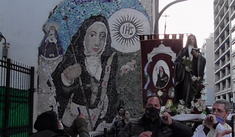 La parroquia Inmaculada Concepción recibió una imagen de Mama Antula La parroquia Inmaculada Concepción recibió una imagen de Mama Antula