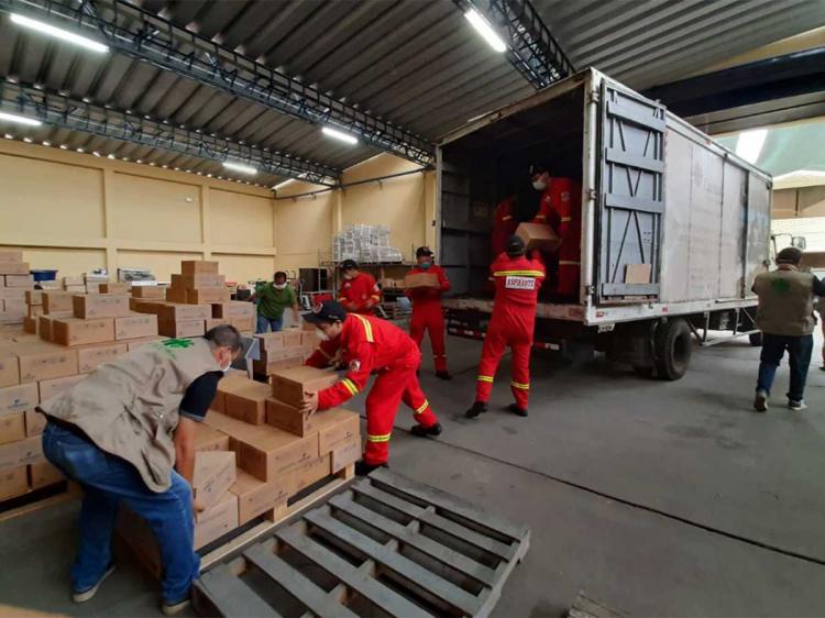 Las parroquias de Lima recaudan 14 toneladas en donaciones para el Amazonas Las parroquias de Lima recaudan 14 toneladas en donaciones para el Amazonas