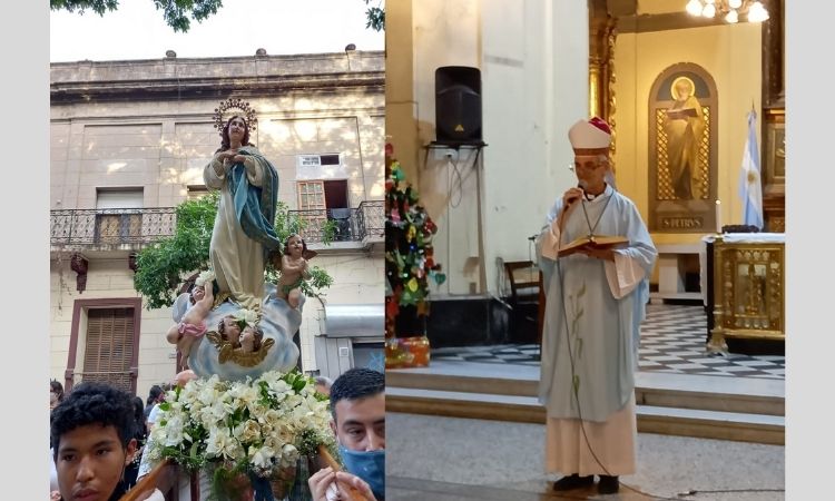 La Inmaculada Concepción del centro porteño celebró sus patronales La Inmaculada Concepción del centro porteño celebró sus patronales