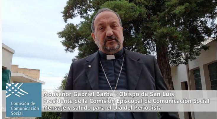 Mons. Barba saludó a los periodistas y animó a iluminar la sociedad con la verdad