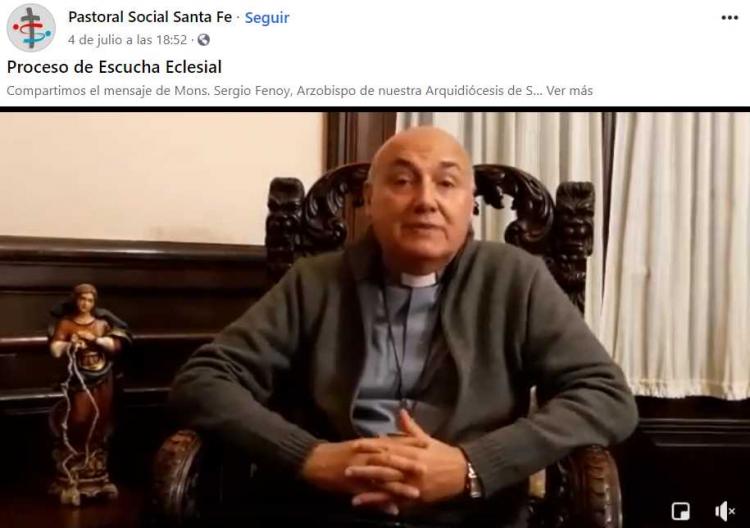 Mons. Fenoy invita a participar de la Asamblea Eclesial Santa Fe Mons. Fenoy invita a participar de la Asamblea Eclesial Santa Fe