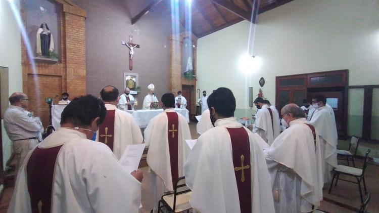 Mons. Montini a los sacerdotes: "Acrecentar nuestra confianza en Dios" Mons. Montini a los sacerdotes: "Acrecentar nuestra confianza en Dios"