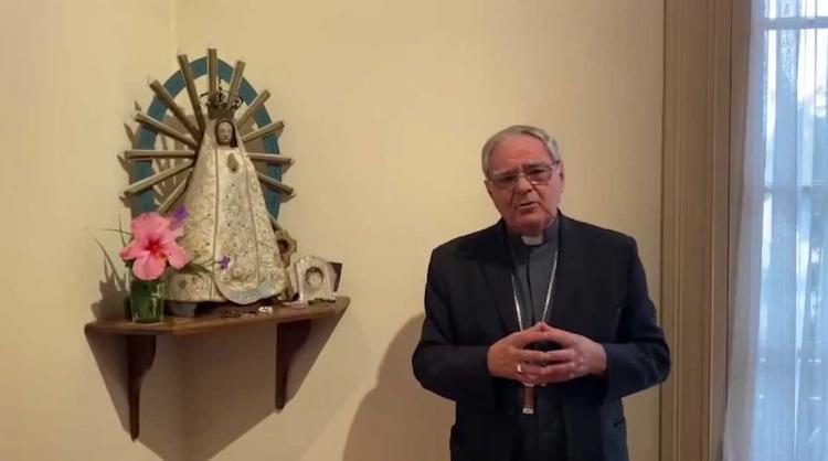 Mons. Ojea reza por los que se consagran al servicio de los demás Mons. Ojea reza por los que se consagran al servicio de los demás