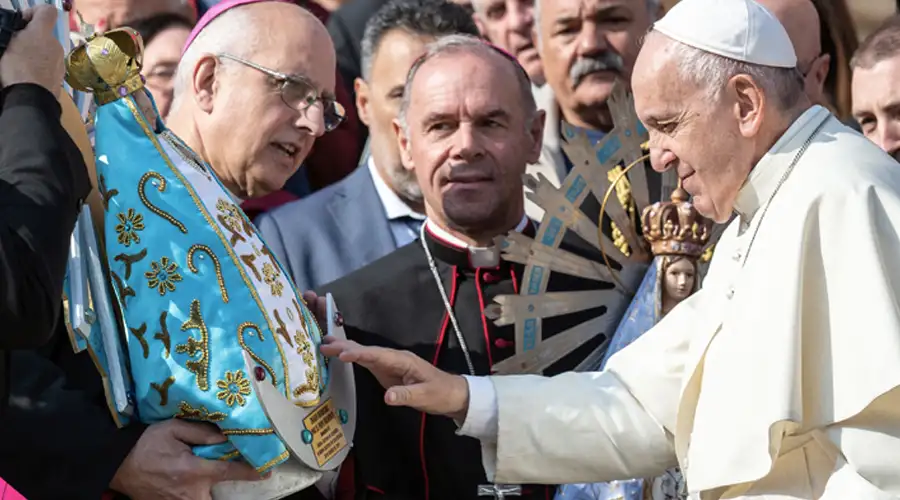 Mons. Olivera presidirá misa a dos años del regreso de la Virgen Malvinera