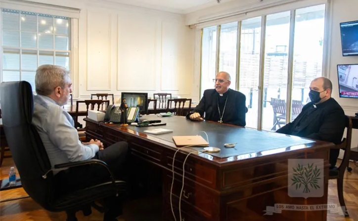 Mons. Olivera se reunió con el ministro de Seguridad Mons. Olivera se reunió con el ministro de Seguridad