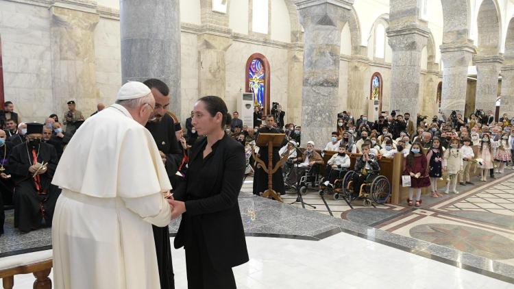 Papa en Qaraqosh: "El perdón es necesario para seguir siendo cristiano" Papa en Qaraqosh: "El perdón es necesario para seguir siendo cristiano"