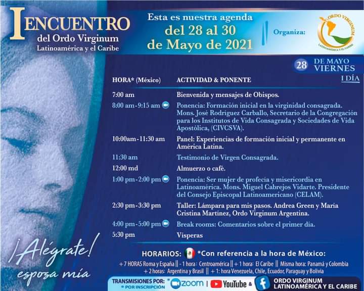 Preparan el primer Encuentro del Ordo Virginum de Latinoamérica y el Caribe Preparan el primer Encuentro del Ordo Virginum de Latinoamérica y el Caribe