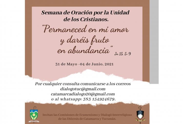 Preparan la Semana de Oración por la Unidad de los Cristianos Preparan la Semana de Oración por la Unidad de los Cristianos