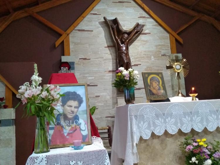 Rosario también recibió una reliquia del beato Carlo Acutis Rosario también recibió una reliquia del beato Carlo Acutis