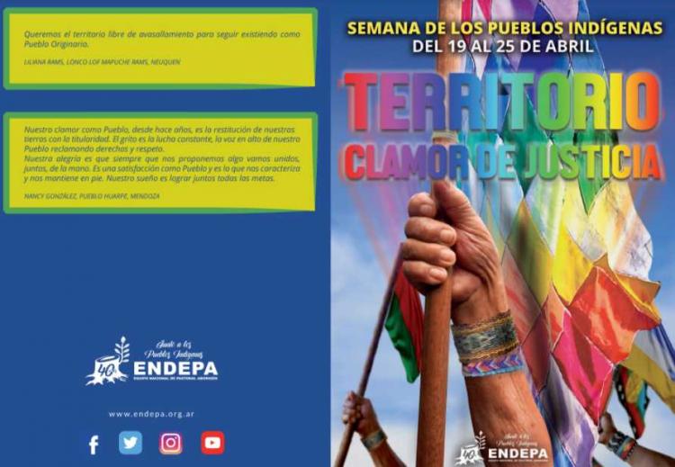Semana de los Pueblos Indígenas: Clamor, territorio y justicia Semana de los Pueblos Indígenas: Clamor, territorio y justicia