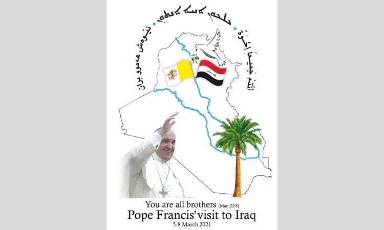 "Todos ustedes son hermanos": Lema de la visita papal a Irak "Todos ustedes son hermanos": Lema de la visita papal a Irak