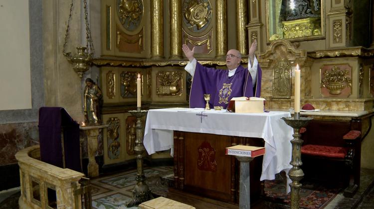 Transmisión radial y televisiva de la misa del tercer domingo de Cuaresma