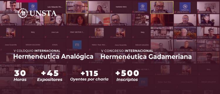 Unsta: Más de 500 personas en el Congreso Internacional de Hermenéutica Unsta: Más de 500 personas en el Congreso Internacional de Hermenéutica