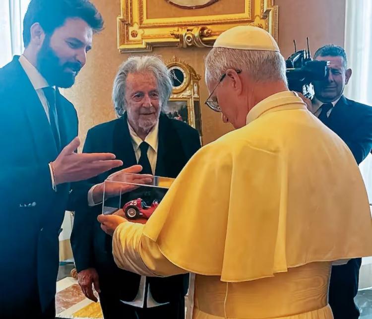 Al Pacino presentó a León XIV su próxima película en el Vaticano Al Pacino presentó a León XIV su próxima película en el Vaticano