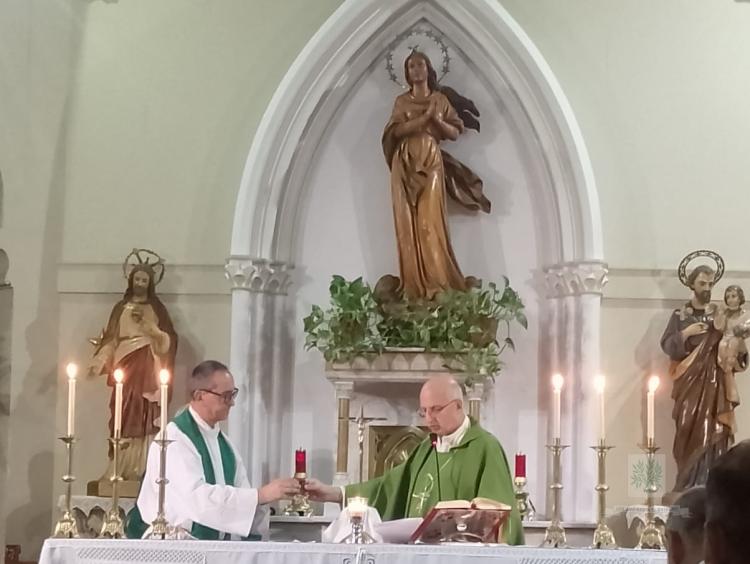 Asumió el nuevo párroco de Stella Maris de Puerto Belgrano