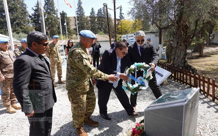Bendijeron un monolito que recuerda los caídos en la guerra de Malvinas Bendijeron un monolito que recuerda los caídos en la guerra de Malvinas