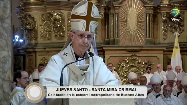 El Card. Poli expresó: 'Intuyo que esta es la última Misa Crismal que presido' El Card. Poli expresó: 'Intuyo que esta es la última Misa Crismal que presido'