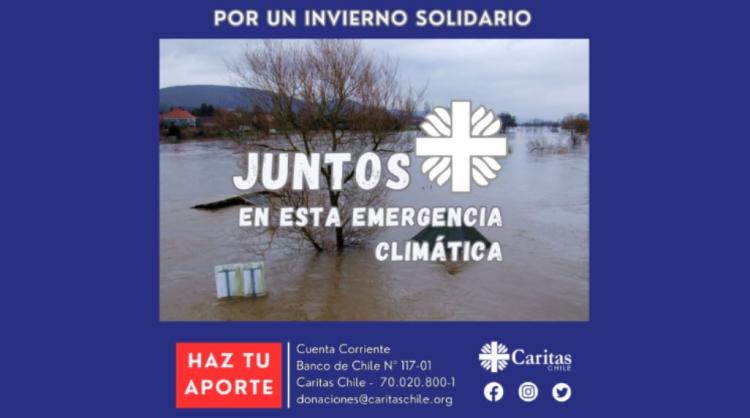 Caritas Chile lanza la campaña 'Solidarios, ante la emergencia' Caritas Chile lanza la campaña 'Solidarios, ante la emergencia'