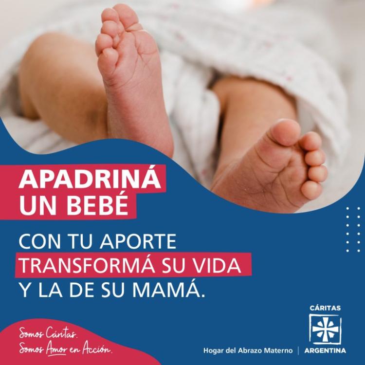 Cáritas Nueve de Julio presentó la campaña "Apadriná un bebé" Cáritas Nueve de Julio presentó la campaña "Apadriná un bebé"