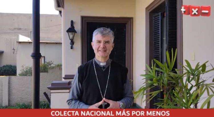 Colecta Más x Menos: Mons. Montini afirmó que el desafío es "aliviar el dolor de tantos"