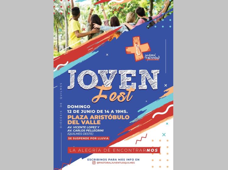 Con "la alegría de encontrarnos", llega a Quilmes el JovenFest Con "la alegría de encontrarnos", llega a Quilmes el JovenFest