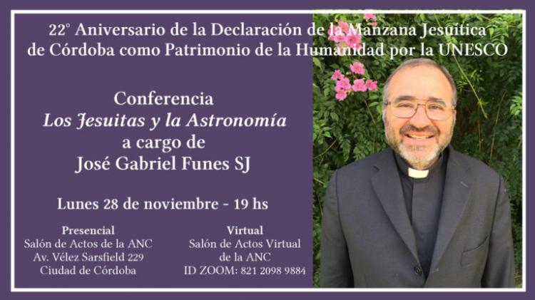 Conferencia "Los Jesuitas y la Astronomía", en la Academia Nacional de Ciencias