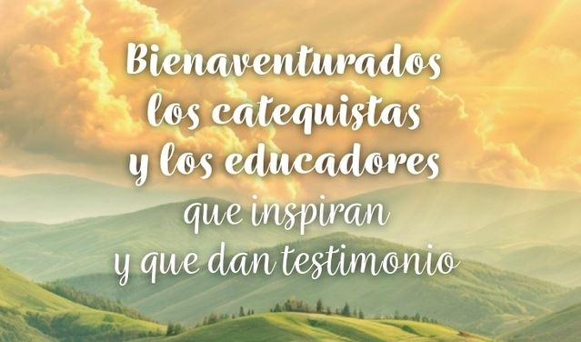 Conversatorio sobre la necesidad del testimonio de catequistas y demás educadores Conversatorio sobre la necesidad del testimonio de catequistas y demás educadores