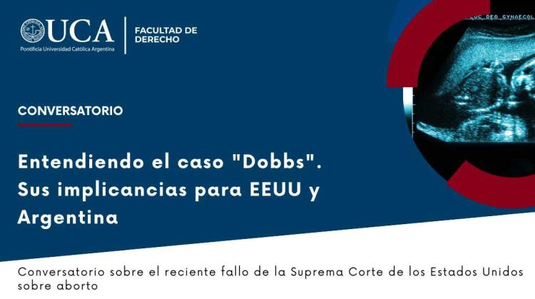 Conversatorio: "Entendiendo el caso Dobbs. Sus implicancias para EEUU y Argentina" Conversatorio: "Entendiendo el caso Dobbs. Sus implicancias para EEUU y Argentina"