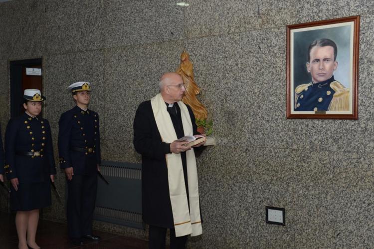 Descubrieron un retrato de Enrique Shaw en el edificio Libertad Descubrieron un retrato de Enrique Shaw en el edificio Libertad