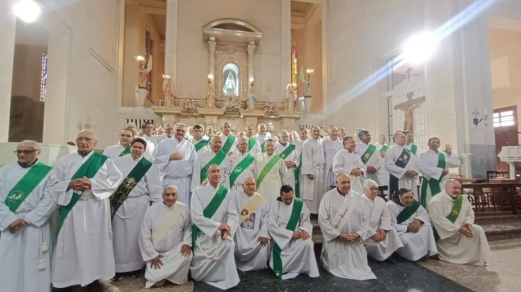 Diáconos del NEA celebraron su Jubileo en Itatí durante el XVIII Encuentro Regional Diáconos del NEA celebraron su Jubileo en Itatí durante el XVIII Encuentro Regional