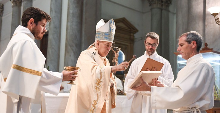 El arzobispo de Paraná, a dos recién ordenados: humildad y mansedumbre El arzobispo de Paraná, a dos recién ordenados: humildad y mansedumbre