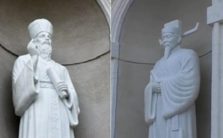 El chino Xu Guangqi se unió a Matteo Ricci en la catedral de Macerata El chino Xu Guangqi se unió a Matteo Ricci en la catedral de Macerata