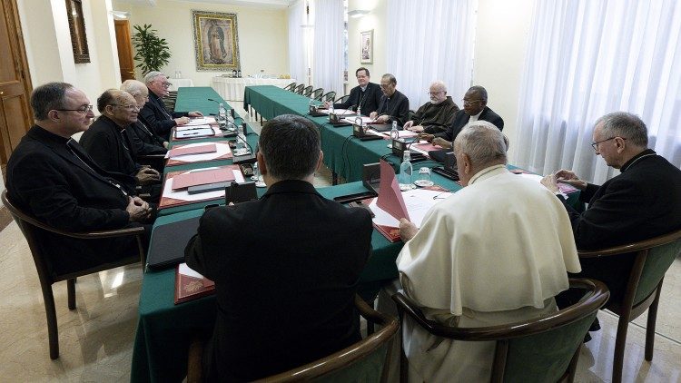 El Consejo de Cardenales analizó las guerras en curso y la necesidad de construir la paz