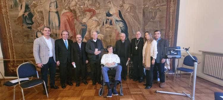 El exsenador Esteban Bullrich participó de una reunión en la sede del Episcopado El exsenador Esteban Bullrich participó de una reunión en la sede del Episcopado
