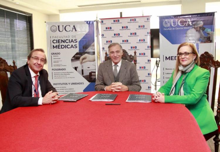 El Hospital Británico y la UCA firmaron convenio para la ampliación de un edificio El Hospital Británico y la UCA firmaron convenio para la ampliación de un edificio