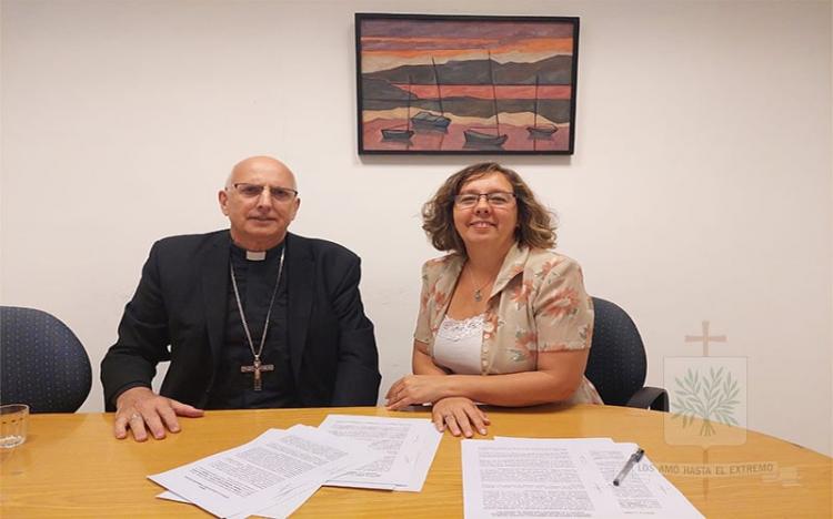 El Obispado castrense firmó un convenio de colaboración con la Universidad Austral