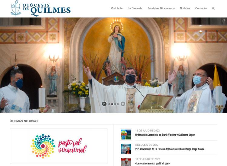 El Obispado de Quilmes presentó su renovado sitio web El Obispado de Quilmes presentó su renovado sitio web