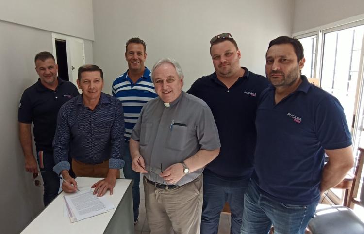El obispado de Reconquista firmó un contrato con una asociación civil deportiva El obispado de Reconquista firmó un contrato con una asociación civil deportiva