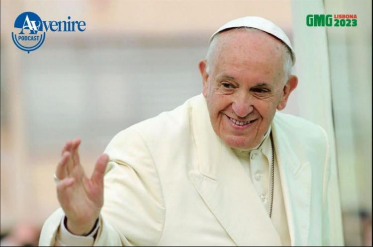El Papa bendice a los jóvenes que parten hacia Lisboa