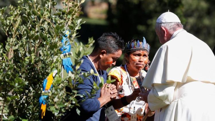 El Papa: "Dar a la Iglesia nuevos rostros con rasgos amazónicos" El Papa: "Dar a la Iglesia nuevos rostros con rasgos amazónicos"