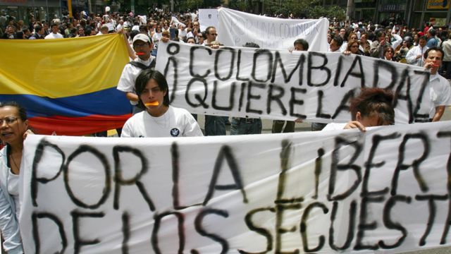 El Papa exige la liberación sin condiciones de los rehenes en Colombia