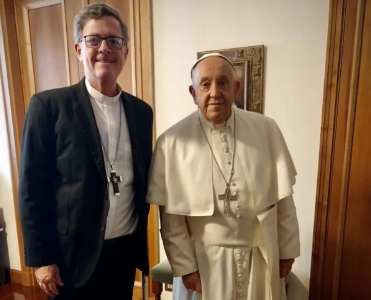 El Papa recibió a Mons. García Cuerva en el Vaticano El Papa recibió a Mons. García Cuerva en el Vaticano
