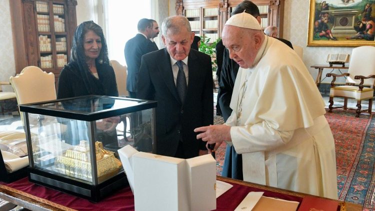El Papa Francisco recibió al presidente de Irak El Papa Francisco recibió al presidente de Irak