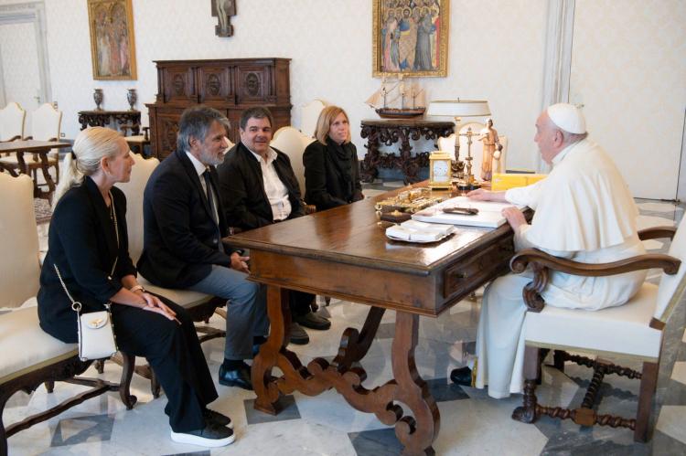 El Papa Francisco recibió en audiencia a dirigentes de Alpha Argentina