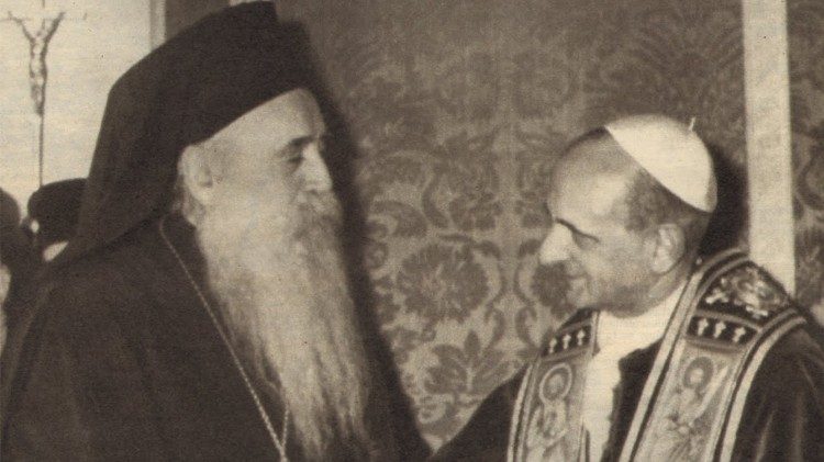 El Papa recordó el gesto de fraternidad de Pablo VI y Atenágoras hace 60 años El Papa recordó el gesto de fraternidad de Pablo VI y Atenágoras hace 60 años