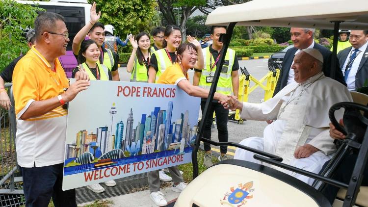 El Papa se despidió de Timor Oriental e inicia su visita a Singapur El Papa se despidió de Timor Oriental e inicia su visita a Singapur